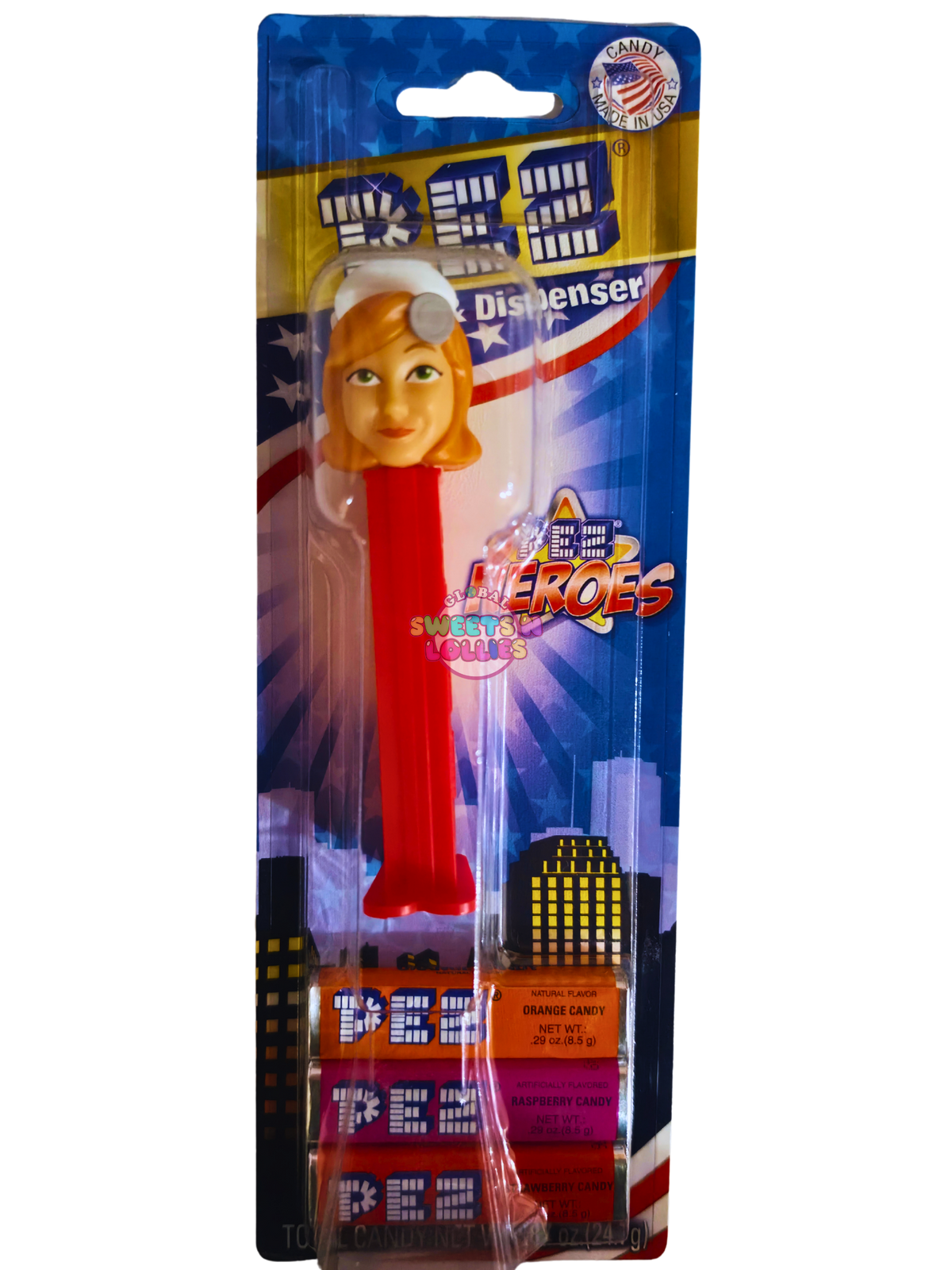 PEZ Heroes Candy & Dispenser | 24g