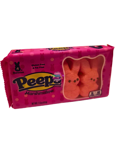 Peeps Marshmallow Bunnies Pink 42g 4pc