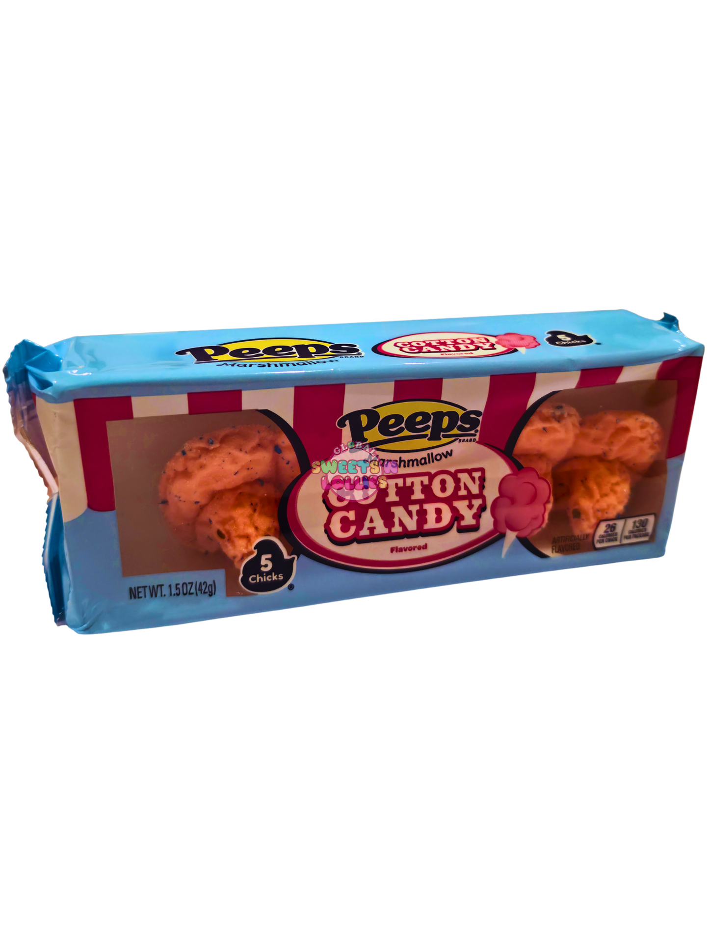 Peeps Marshmallow Chicks Cotton Candy 42g 5pc