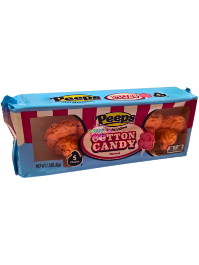 Peeps Marshmallow Chicks Cotton Candy 42g 5pc