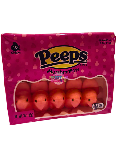 Peeps Marshmallow Chicks Pink 85g 10pc