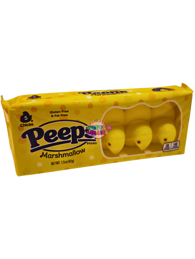 Peeps Marshmallow Chicks Yellow 42g 5pc