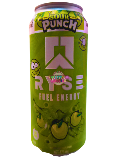 Ryse Fuel Energy Sour Punch Green Apple 473mL