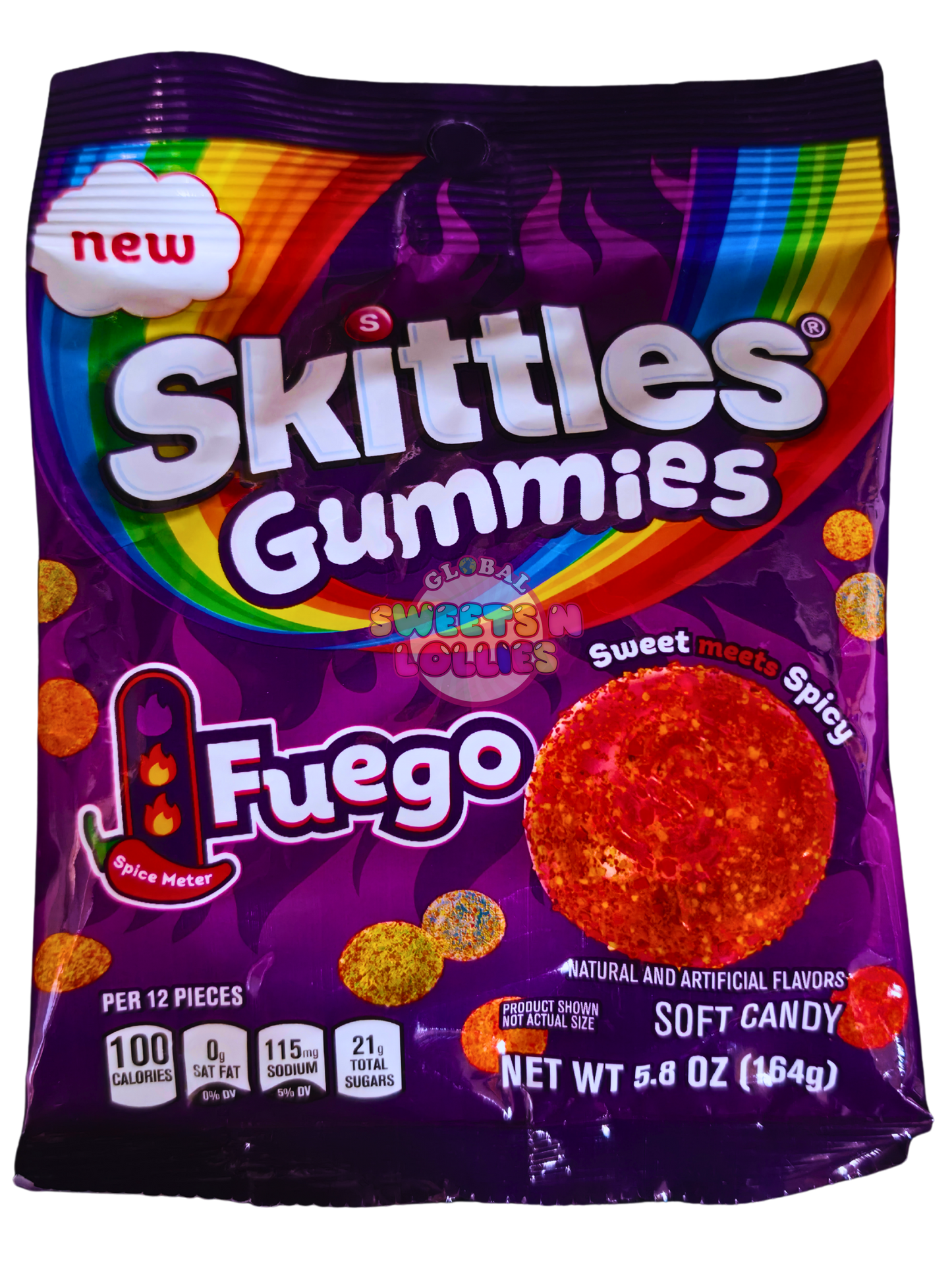 Skittles Gummies Fuego 164g