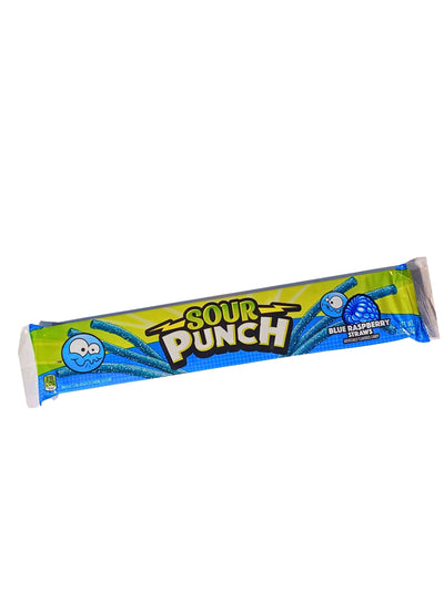 Sour Punch Blue Raspberry Straws 57g