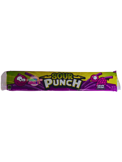 Sour Punch Grape Straws 57g