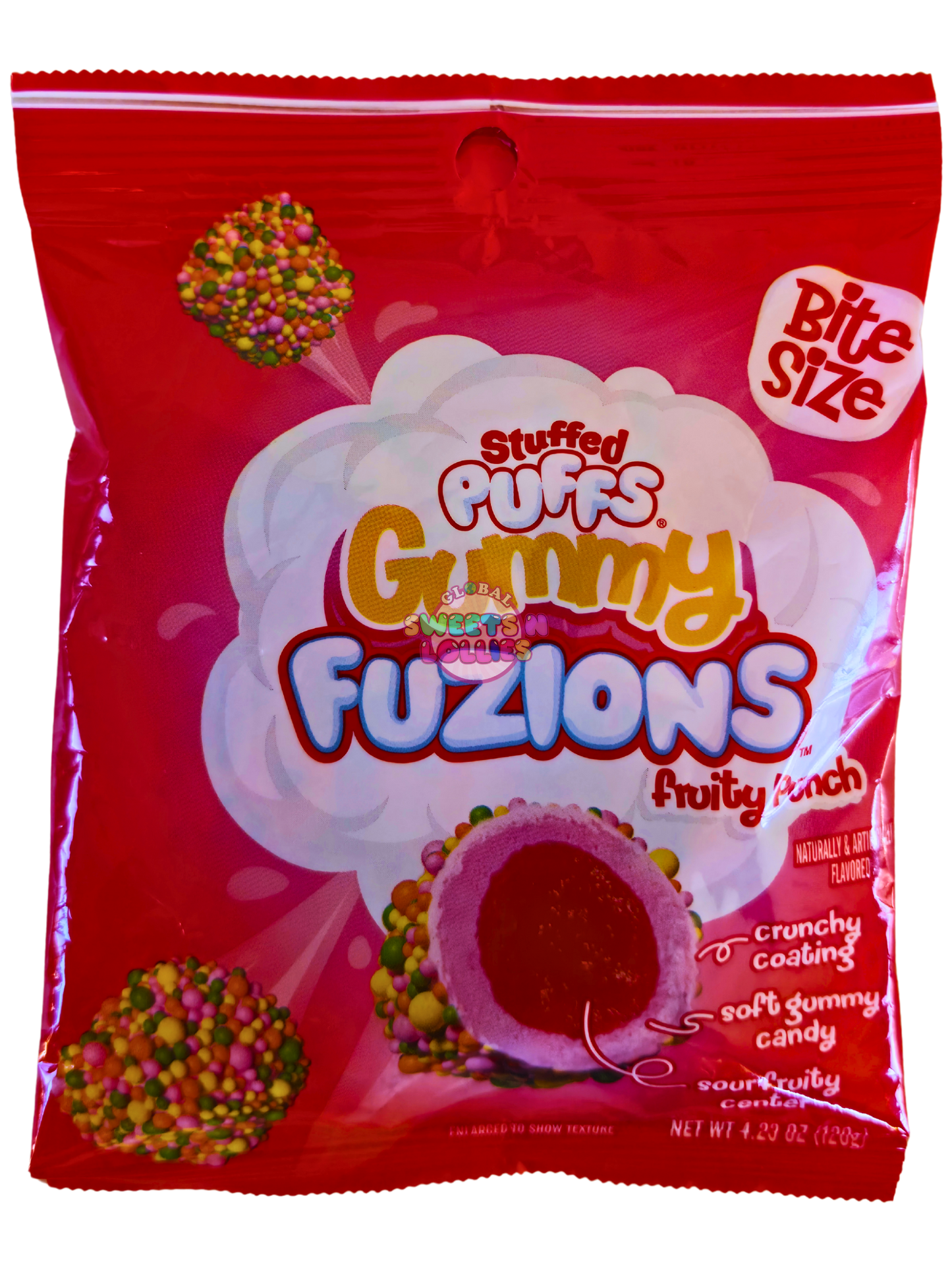 Stuffed Puffs Gummy Fuzions Fruity Punch | 120g