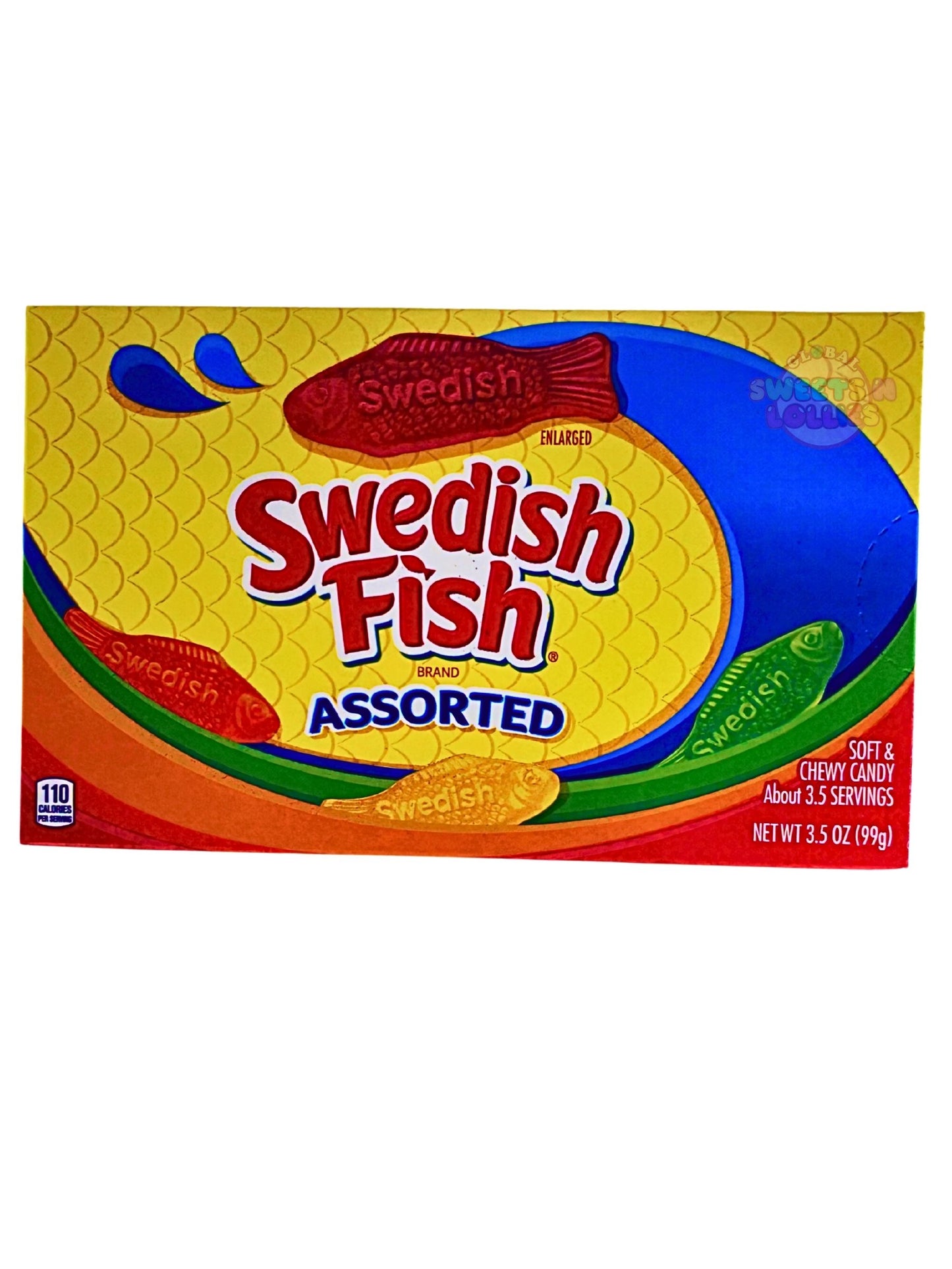Swedish Fish Assorted Video Box 99g Best Before 06/5/2026