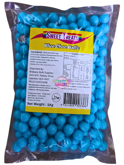Sweet Treats Blue Choc Balls 1kg