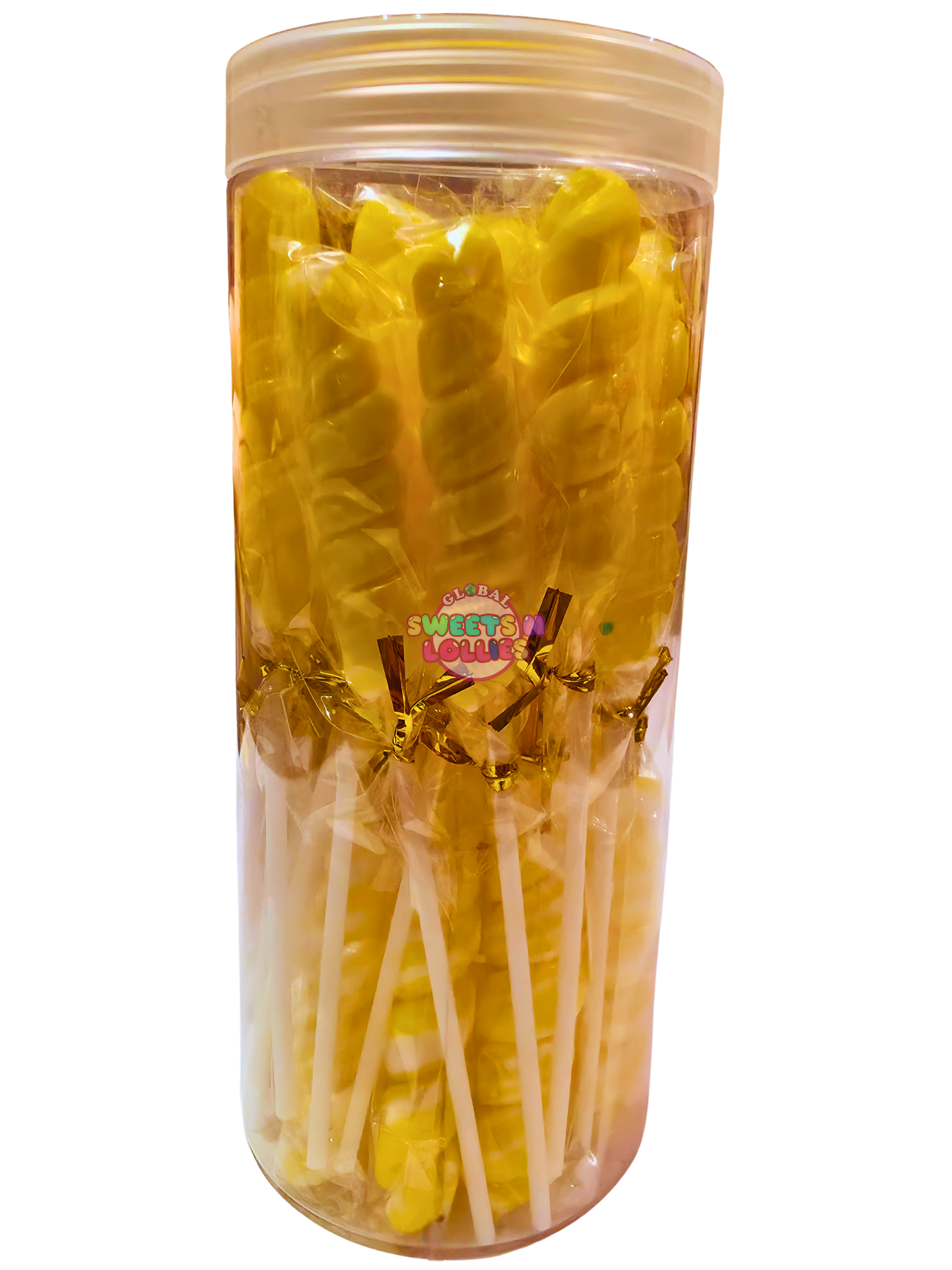 Sweet Treats Candy Poles Lemon 540g 30pc