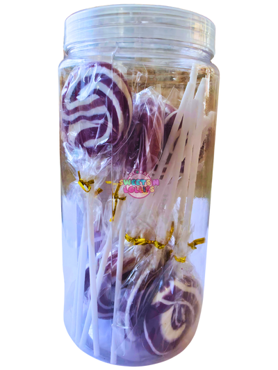 Sweet Treats Swirl Pops Grape 480g 16pc