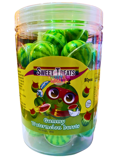 Sweet Treats Gummy Watermelon Bursts 300g 30pc
