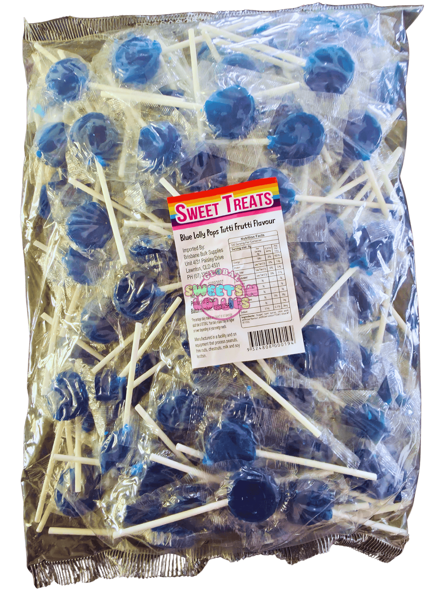 Sweet Treats Lollipops Tutti Frutti 1kg