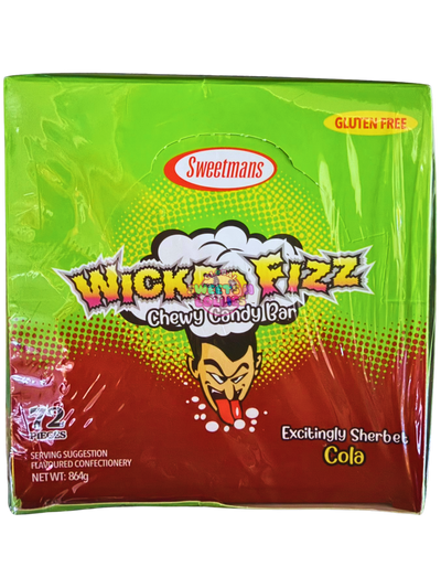 Sweetmans Wicked Fizz Cola 864g 72pc