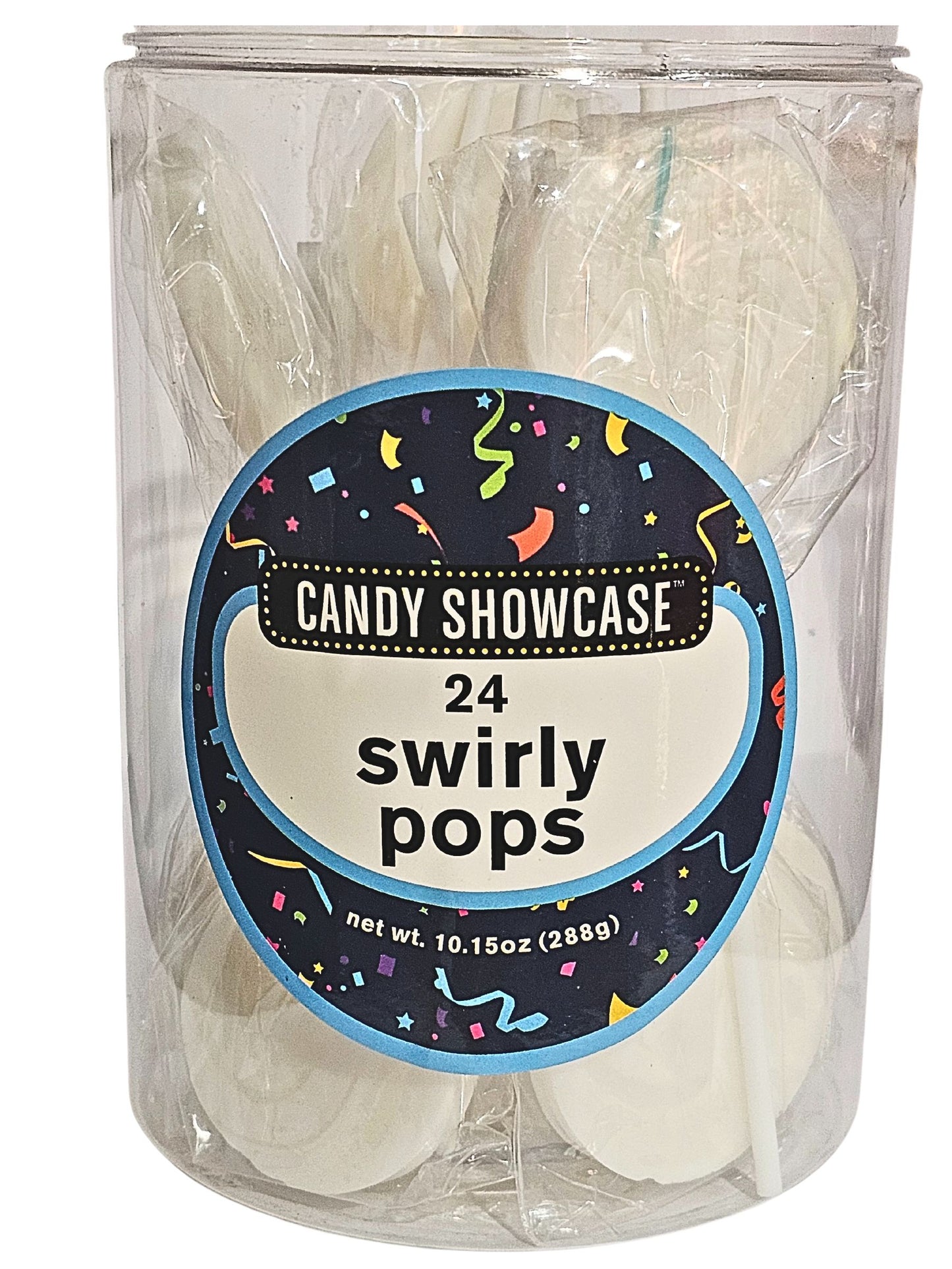Swirly Pops White 288g 24 pack