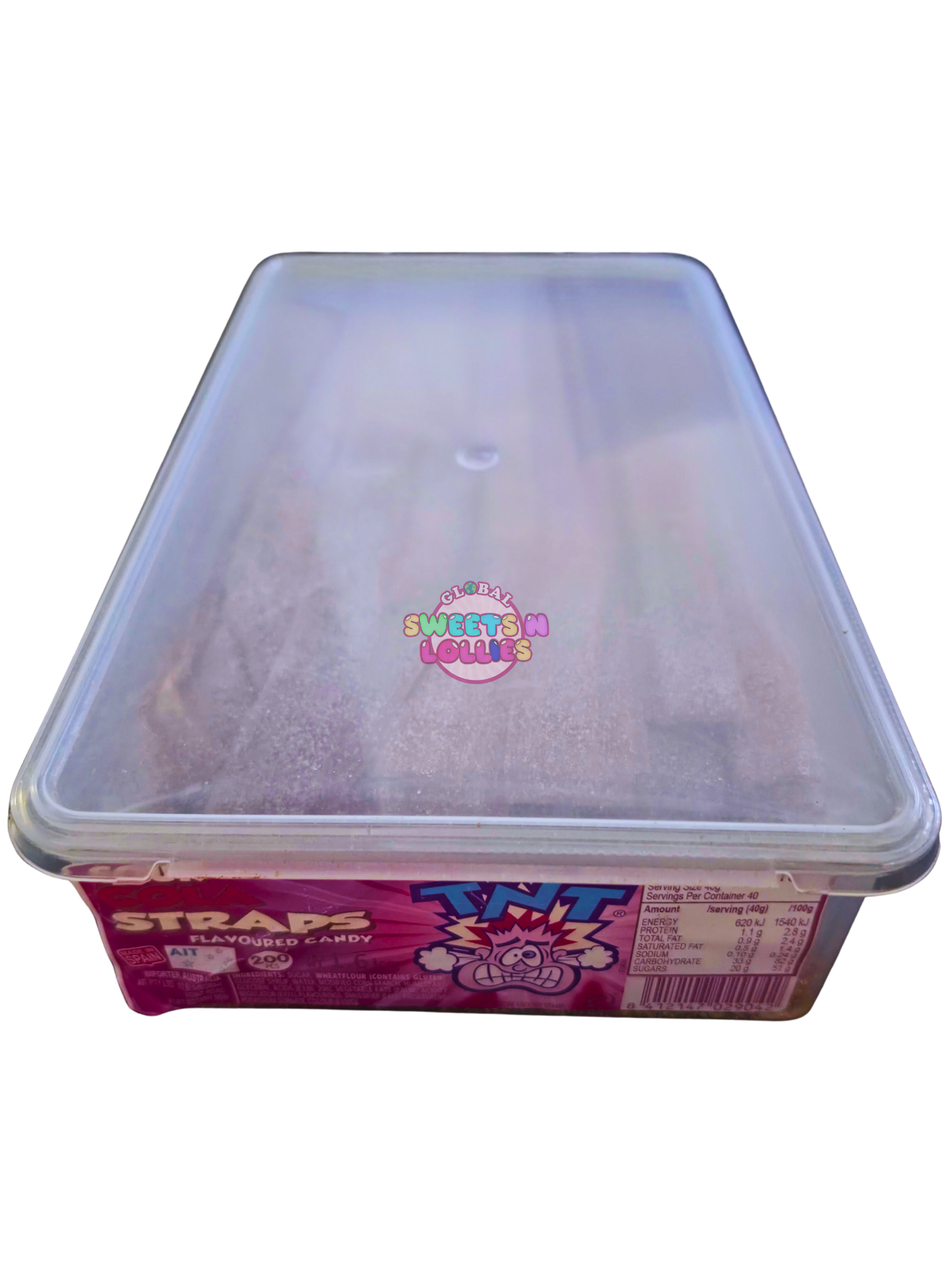 TNT Sour Cola Straps 1.6kg 200pc
