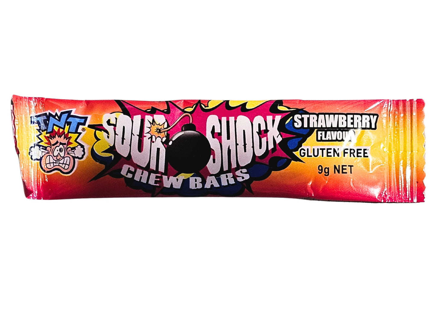 TNT Sour Shock Chew Strawberry 9g