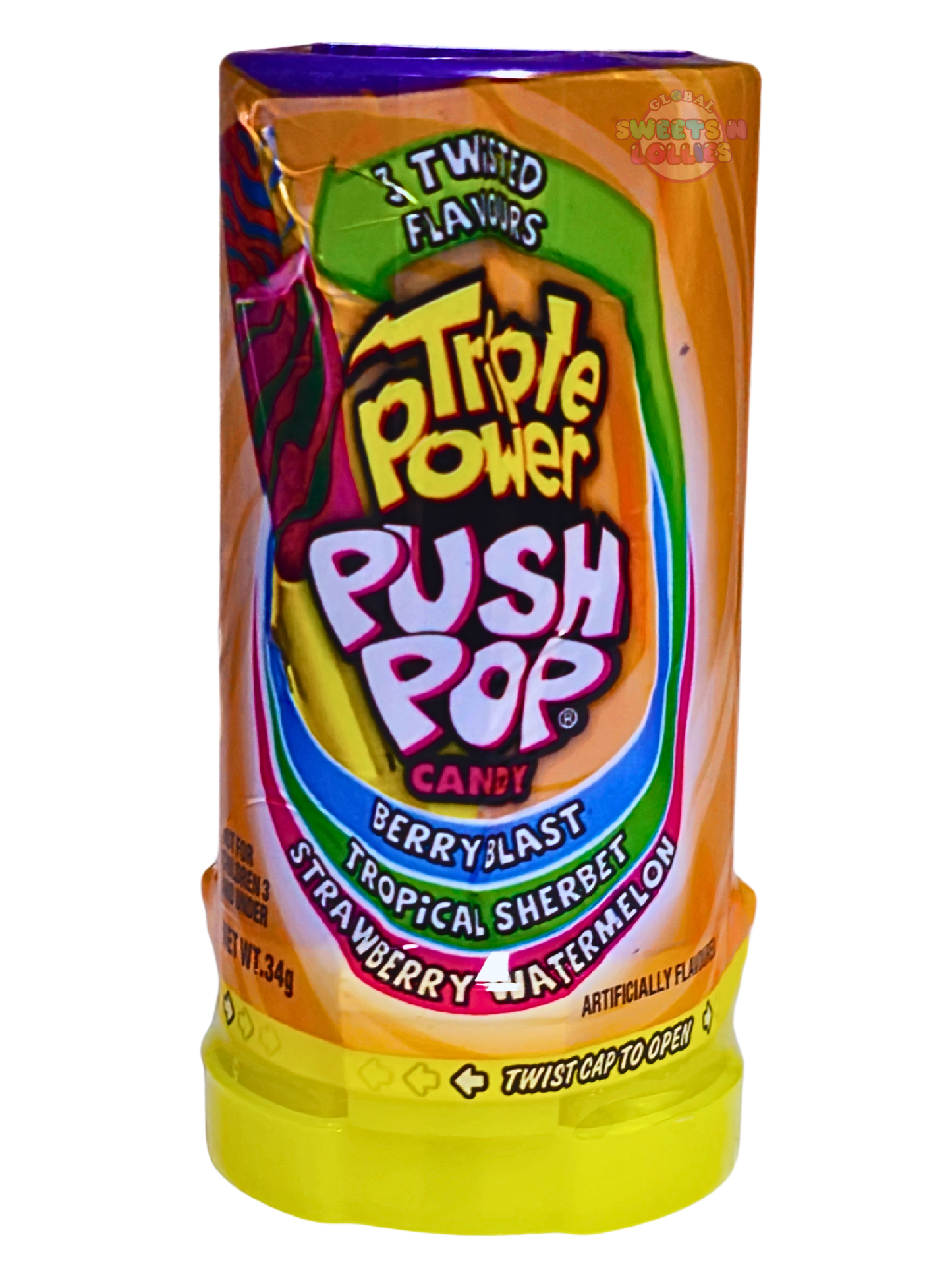 Triple Power Push Pop 34g