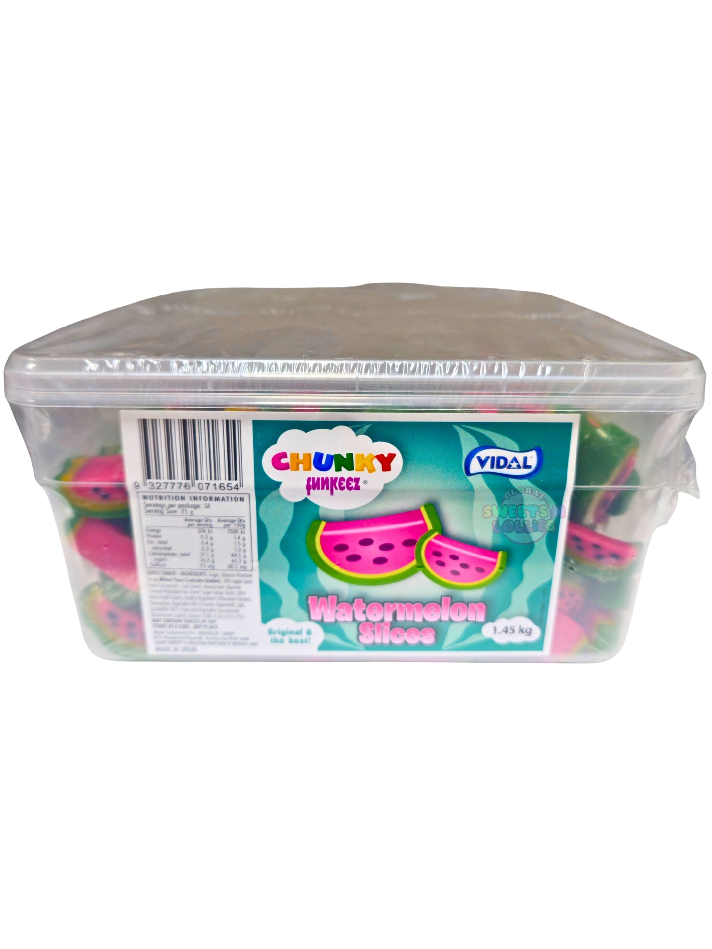 Vidal Chunky Funkeez Watermelon Slices 1.45kg