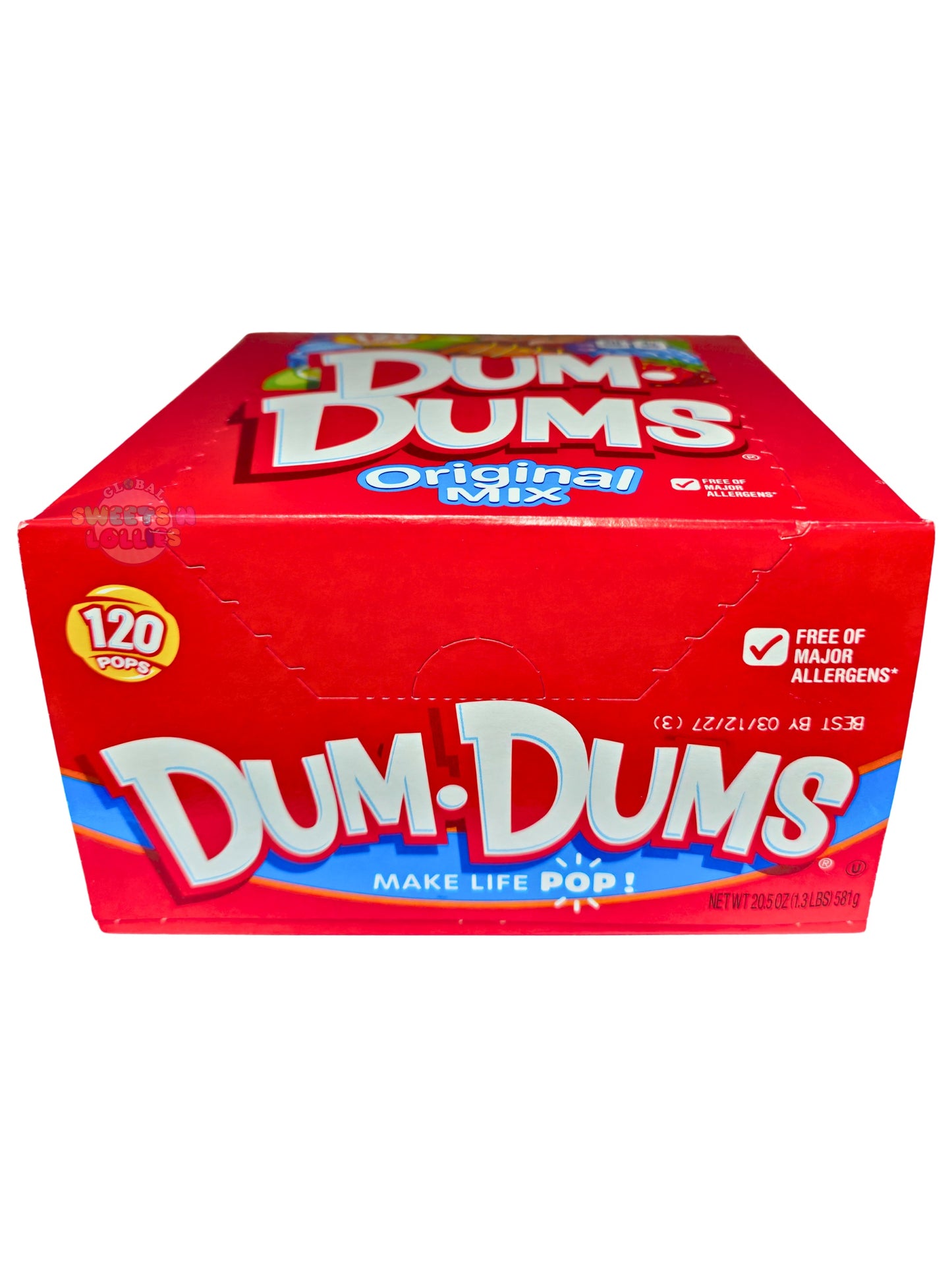 Dum Dums Lollipop Original 120pc