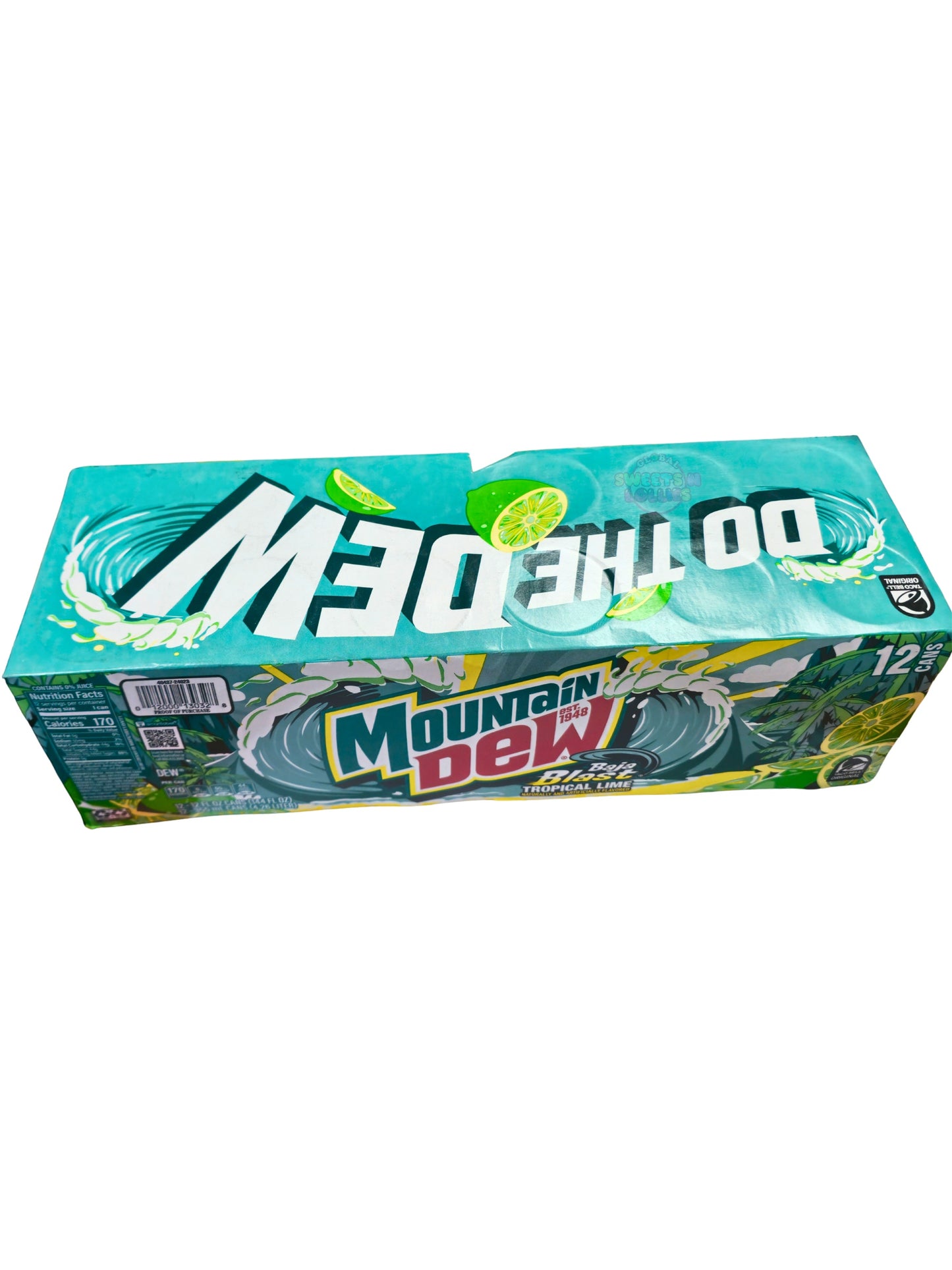 Mountain Dew Baja Blast 355mL x 12 Case