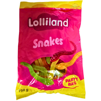 Lolliland Snakes Party Bag 750g
