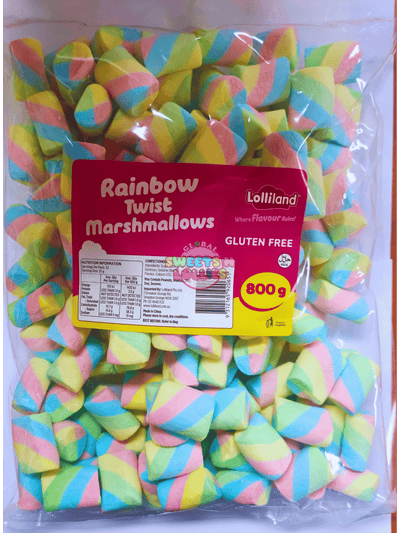 Lolliland Rainbow Twist Marshmallow 800gms