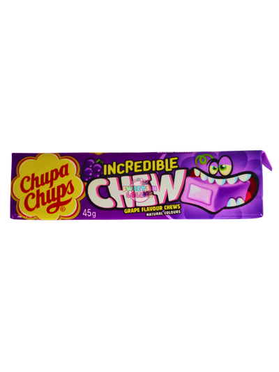 Chupa Chups Incredible Chew Grape Flav 45gm