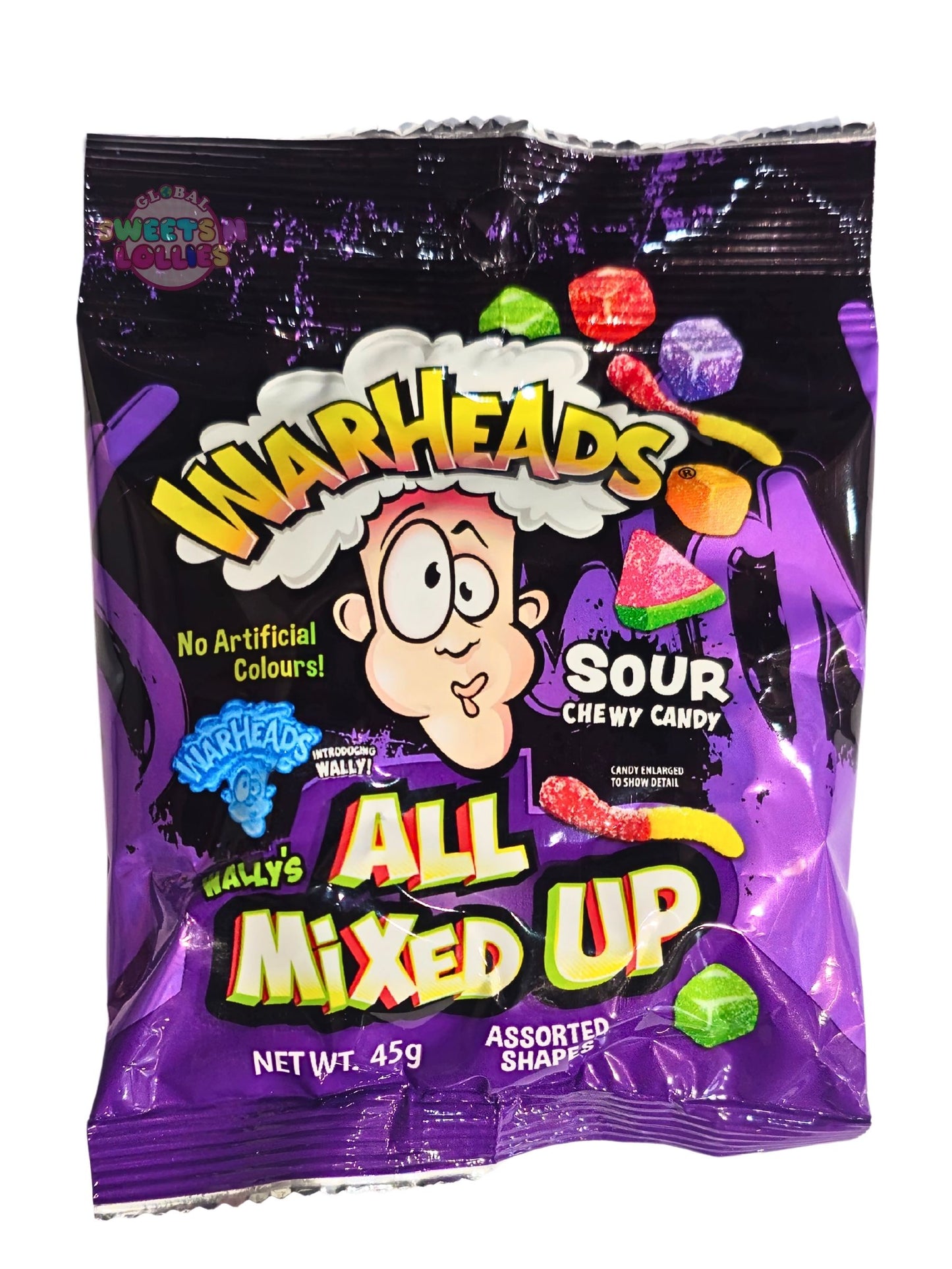 Warheads All Mixed Up Sour Chew Candy 45g