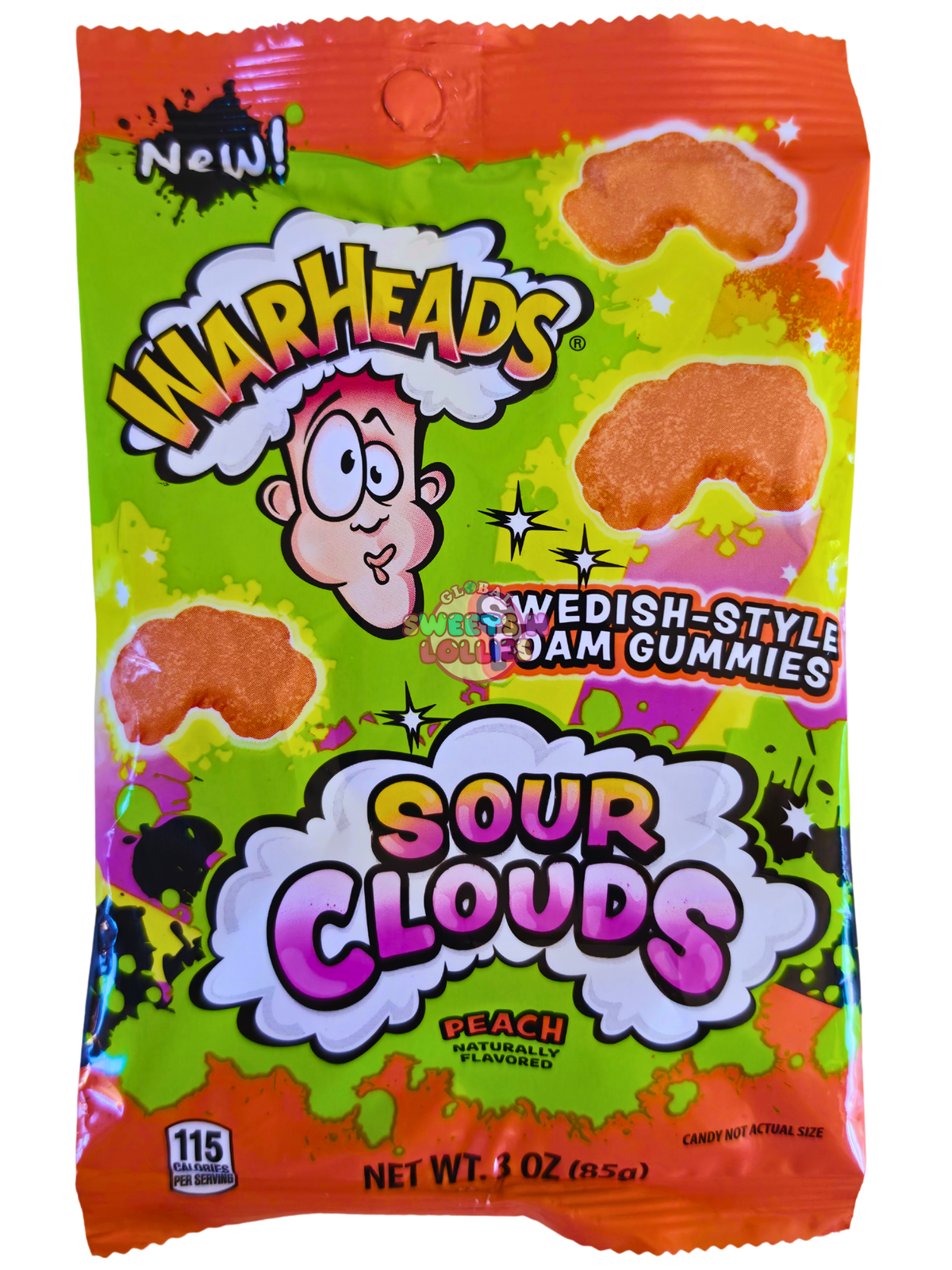 Warheads Sour Clouds Peach | 85g