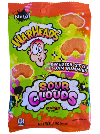 Warheads Sour Clouds Peach | 85g