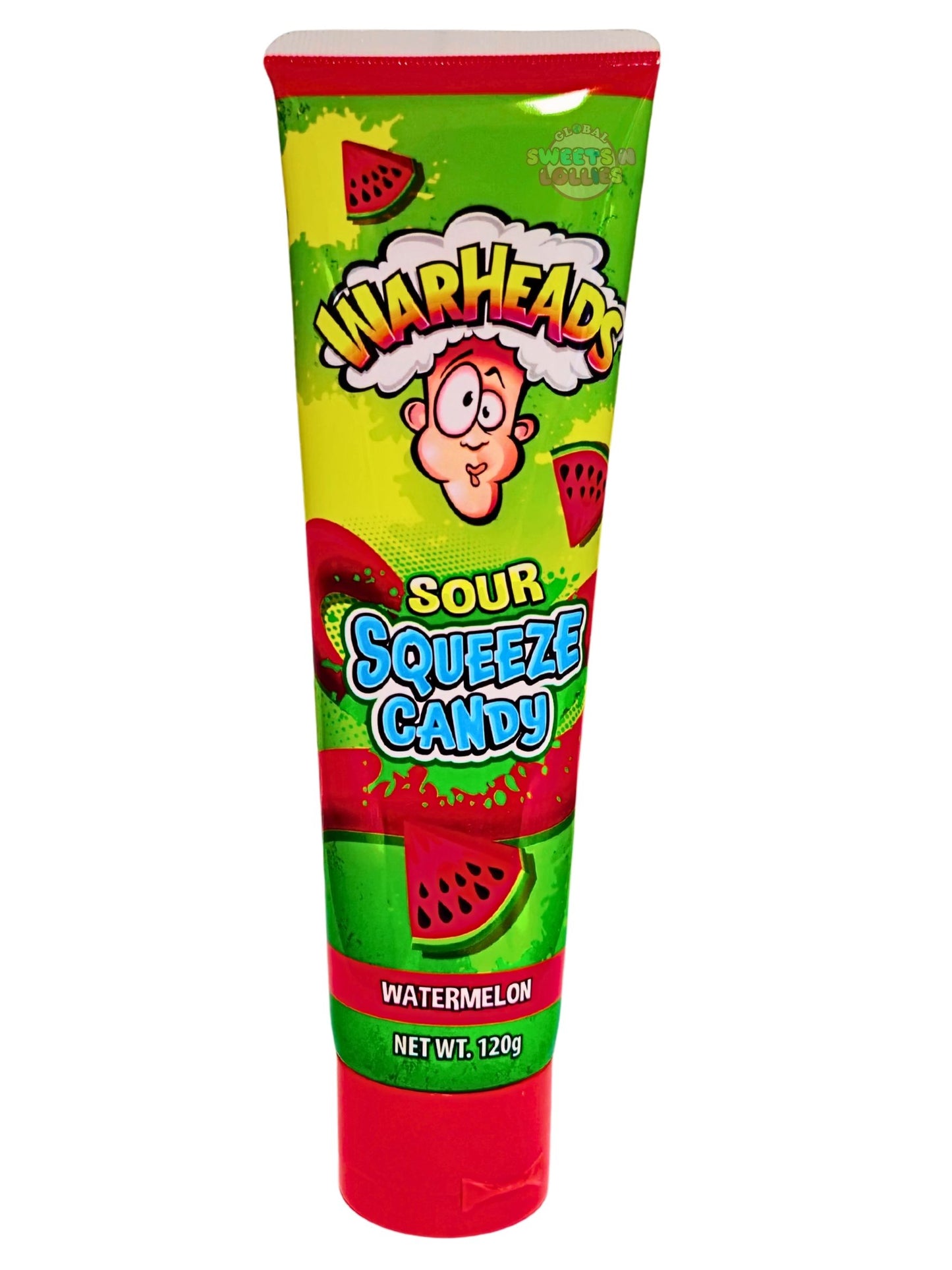 WARHEADS SOUR SQUEEZE TUBE WATERMELON 120 G