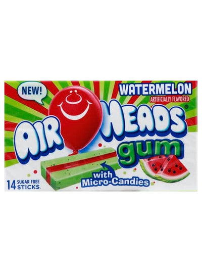 Airheads Watermelon Gum 14pk
