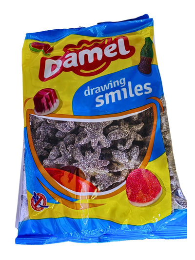 Damel Sugared Black Spiders 1kg