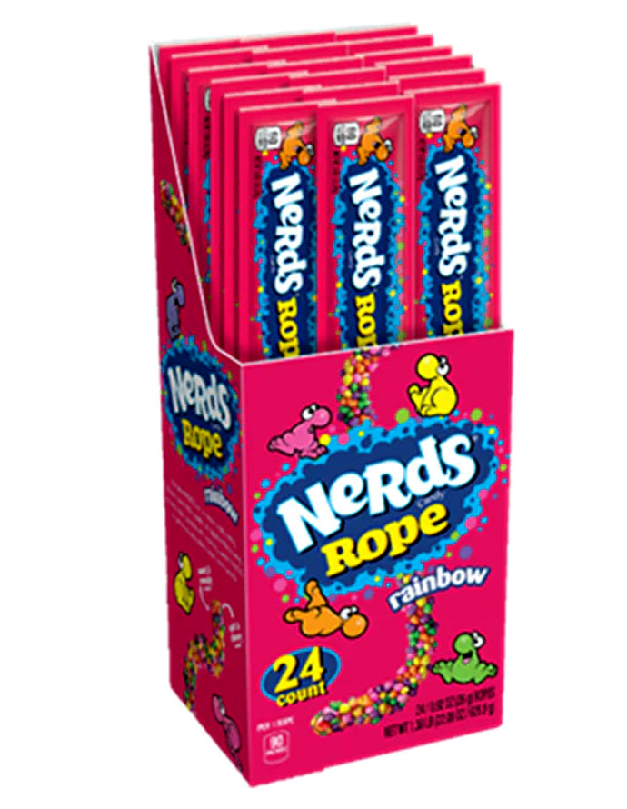 Nerds Rope Rainbow 26gm – Global Sweets & Lollies