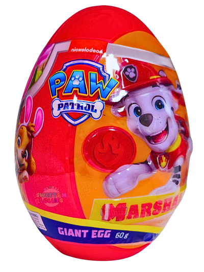 Giant Egg Paw Patrol w Candy 60g