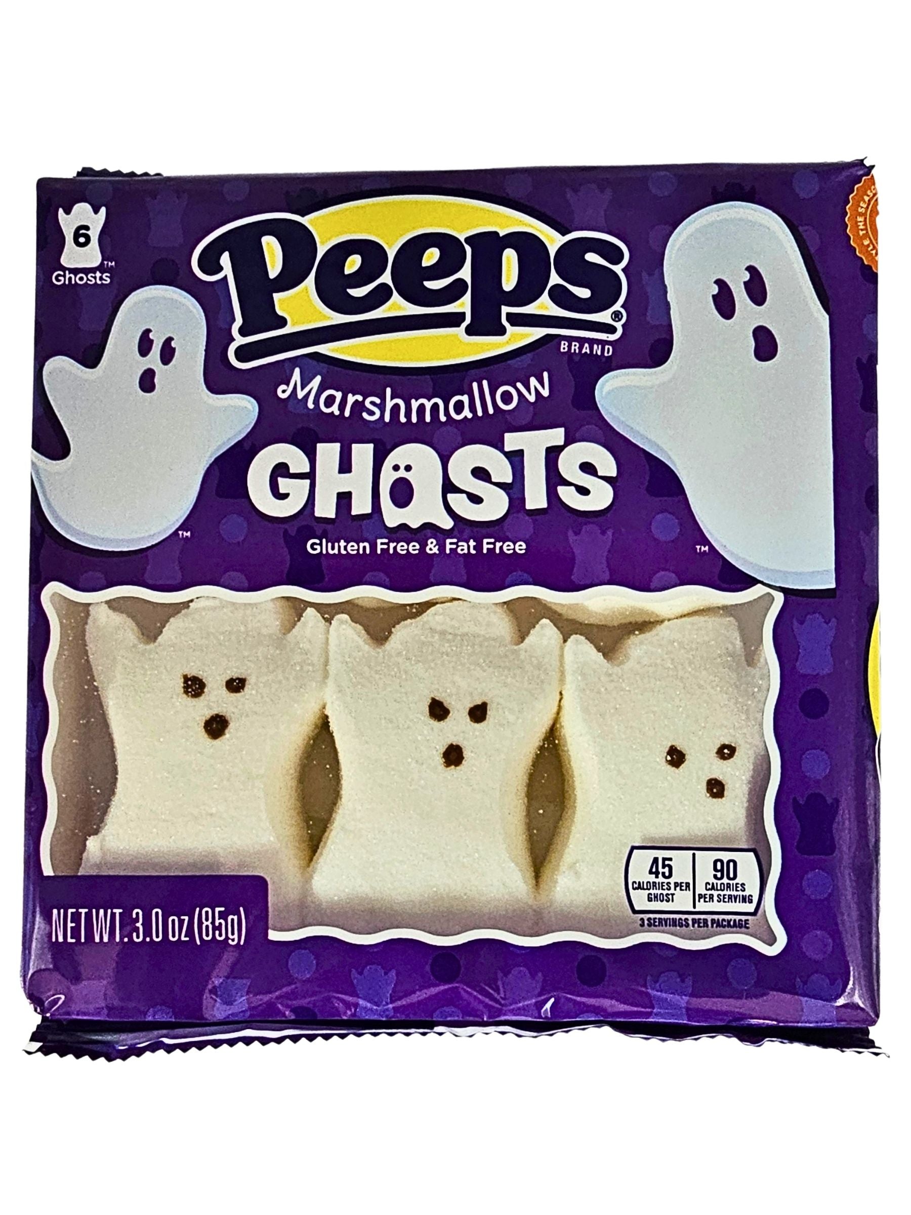 Peeps Marshmallow Ghosts 85g 6pk – Global Sweets & Lollies