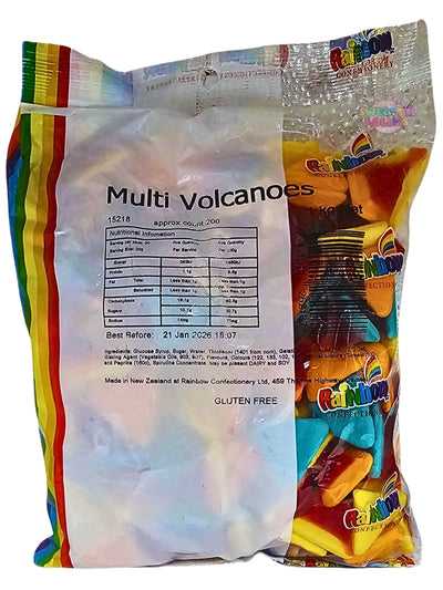 NZ Rainbow Multi Volcanoes 1 Kg 200pc