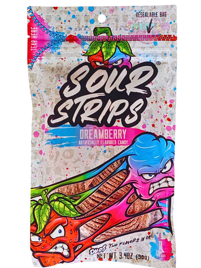 Sour Strips Dreamberry Duo Flavour 96g